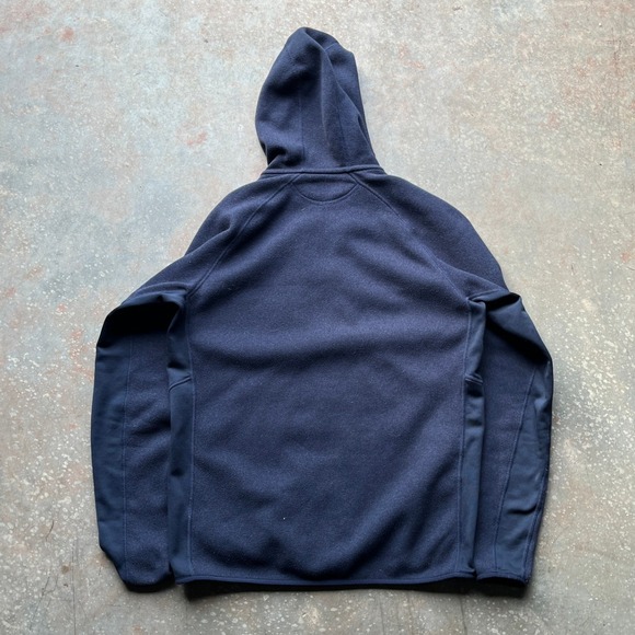 Patagonia Navy Blue Better Sweater Hooded Fleece Full Zip Jacket Men's Size L - Picture 4 of 5